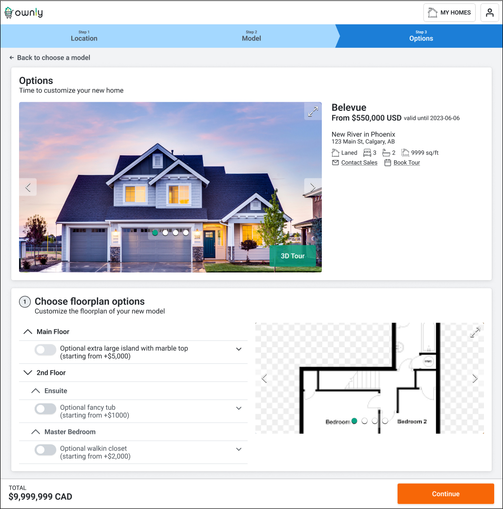 Intuitive Customization Flow